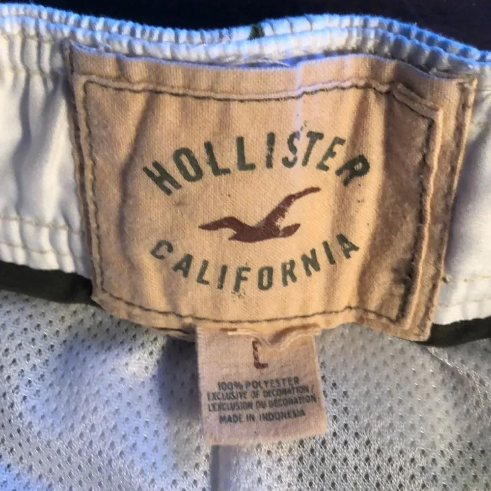 Hollister size large cargo swimming trunks great condition